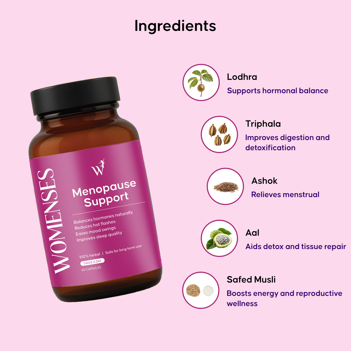 WOMENSES Menopause Support Capsules