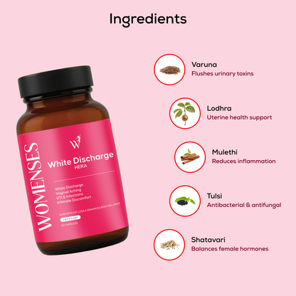 Womenses White Discharge Capsules