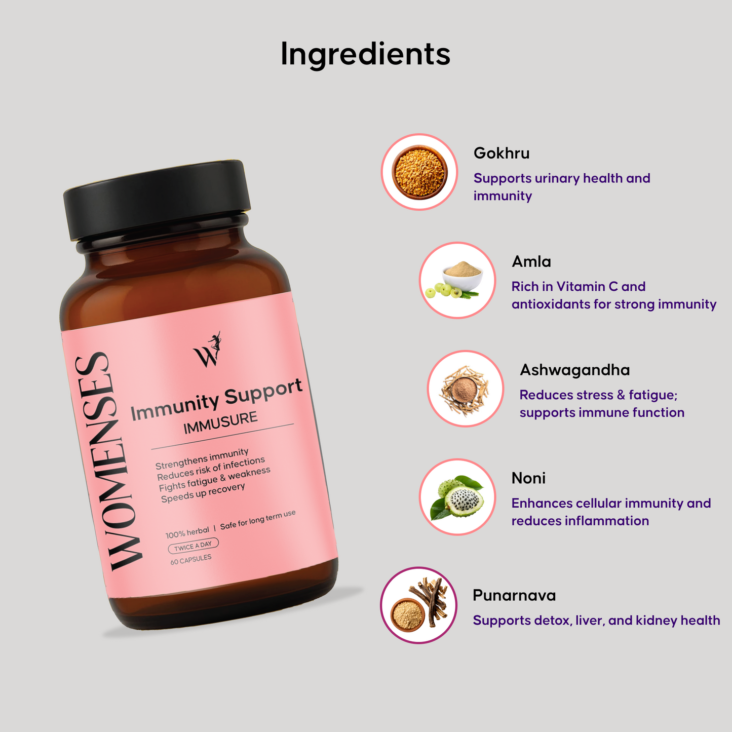 WOMENSES Immunity Support Capsules