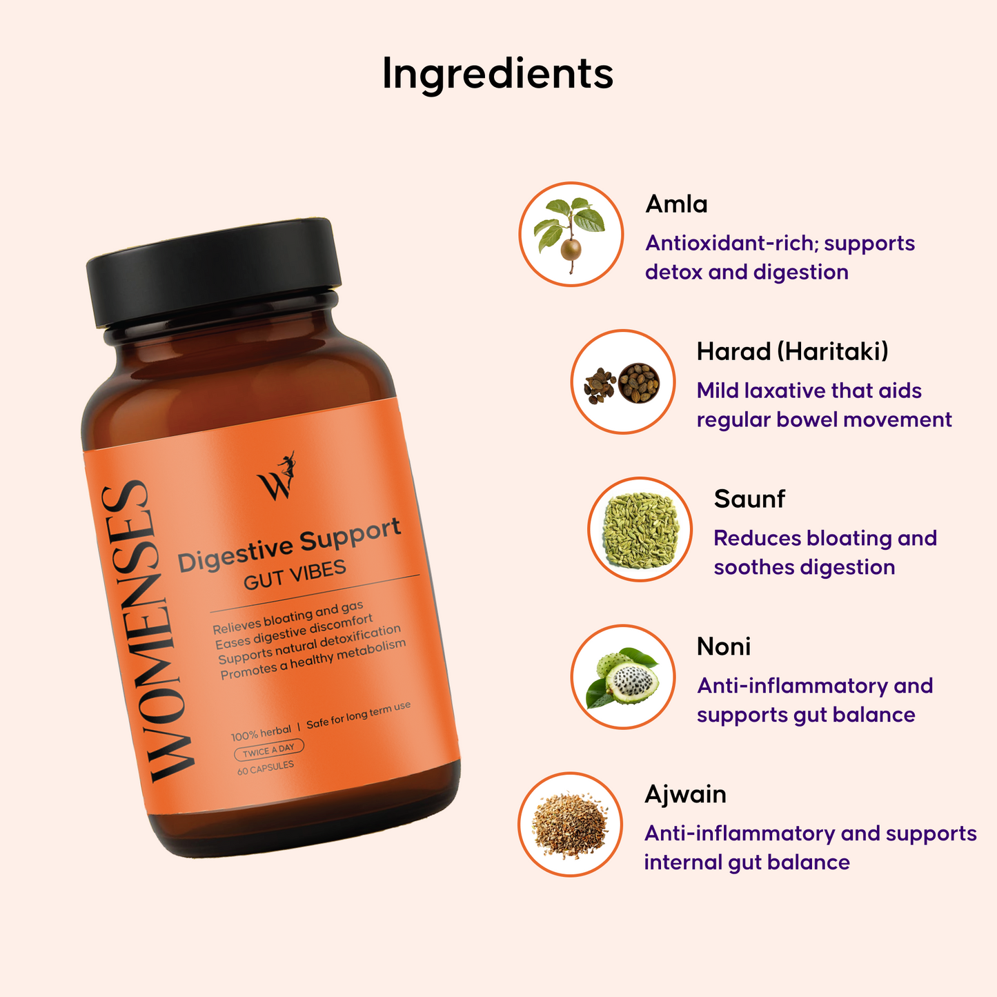 GUT VIBES CAPSULES ( Gut clean)